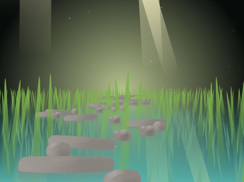 Scratch艺术动画《湿地》