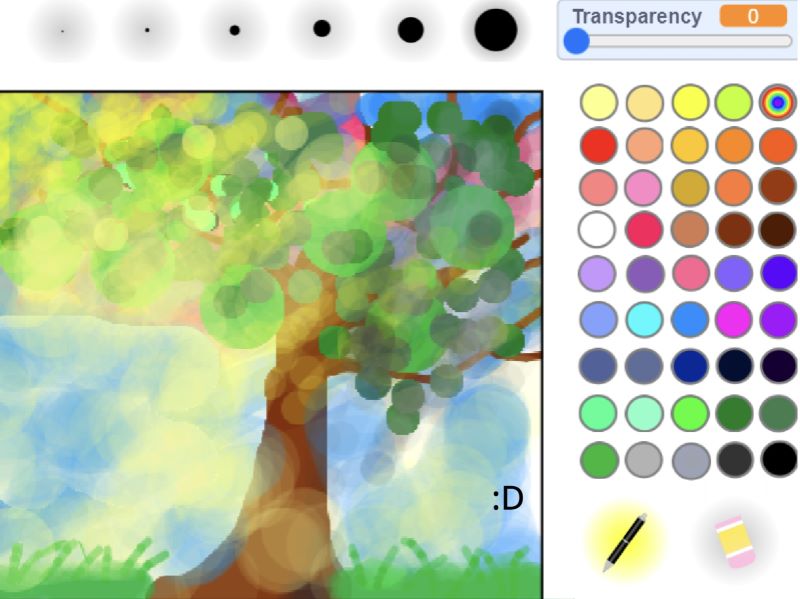 Scratch实用工具《画图工具》